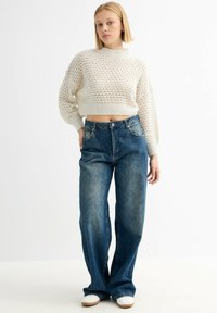 INSIDE PUNTO CALADO - Jersey de punto - beige