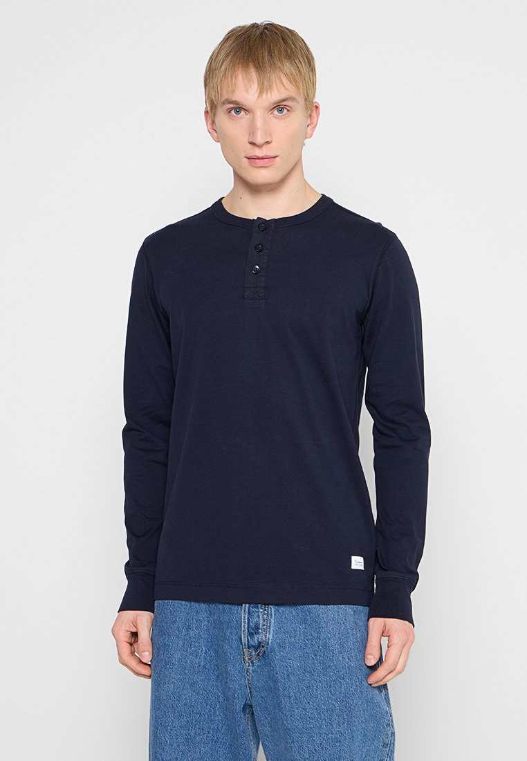 KnowledgeCotton Apparel Longsleeve blauw KnowledgeCotton Apparel Longsleeve blauw