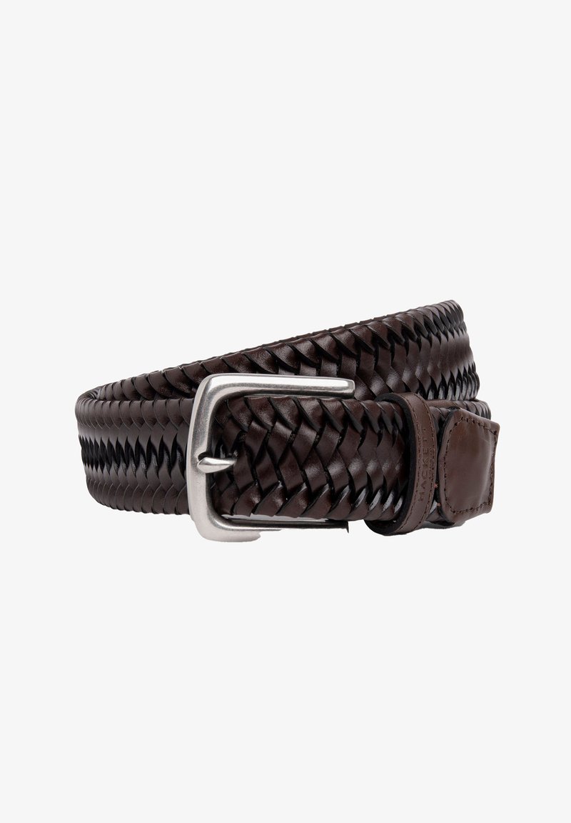 Hackett London Gevlochten riem - brown/donkerbruin - Zalando.nl