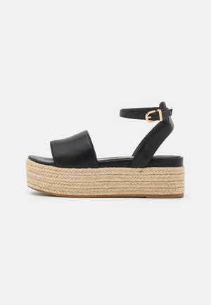 Platform sandals - black