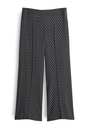 OPUS HIGH RISE CROPPED WIDE FIT - Broek - coal blue