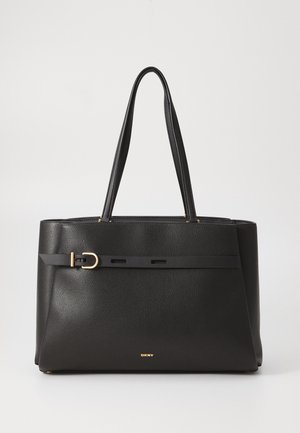 ONYX TOTE - Tote bag - black/gold-coloured