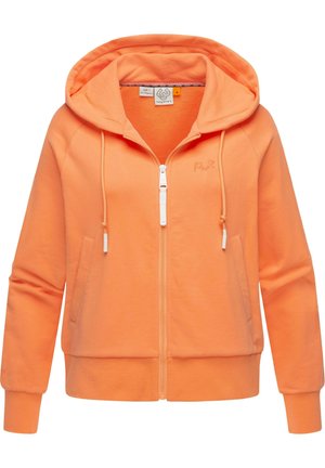 TAILA - Mikina so zipsom - peach