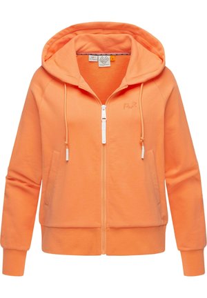 TAILA - Zip-up sweatshirt - peach