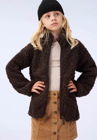 Molo ULAN JACKET - Fleece jacket - dark cocoa