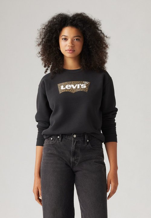 Levi's® GRAPHIC EVERYDAY CREWNECK SWEATSHIRT - Bluză de molton - caviar