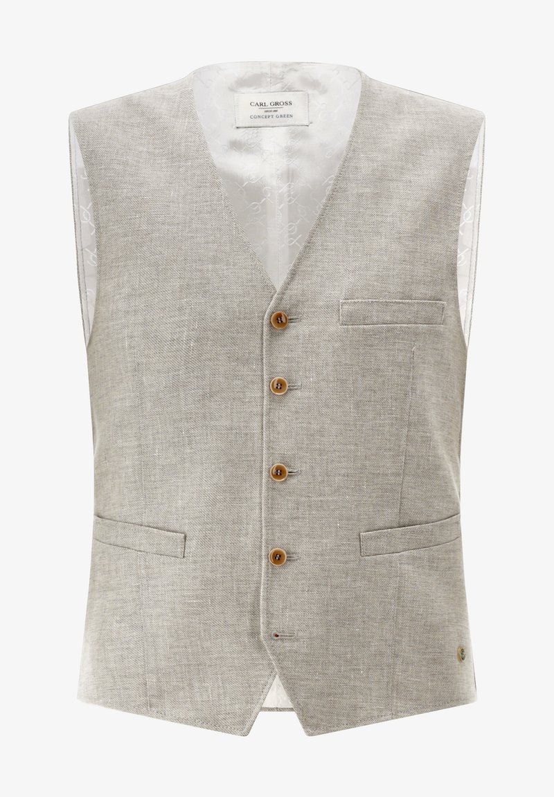 Carl Gross Waistcoat - hellgrau