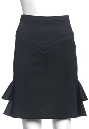 Louis Vuitton, MID-LENGTH SKIRT BLACK - Jupe trapèze - black