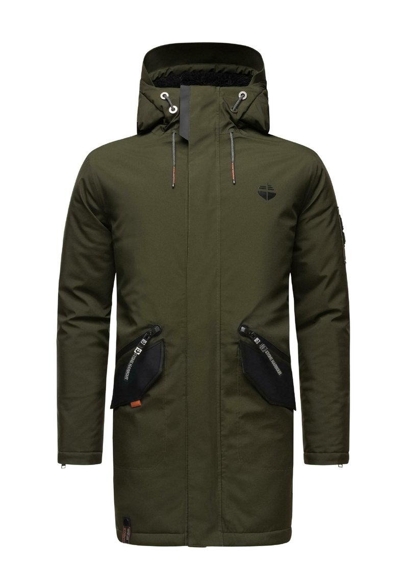 STONE HARBOUR RAGAAN - Vinterkappa /-rock - olive/oliv - Zalando.se