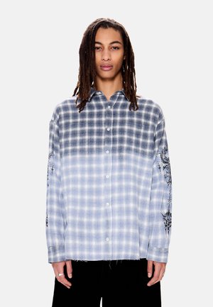 WAKEUPKASPER TRIBAL DESIGN SLEEVE CHECKED - Košeľa - multi