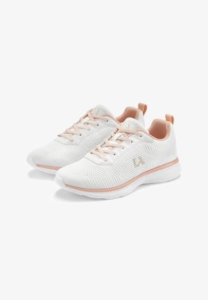 LASCANA Sneakers laag - weiß rosé