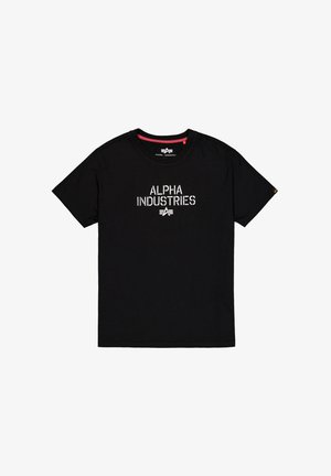 Alpha Industries, ALPHA INDUSTRIES MEN - T-SHIRTS TARGET BACKPRINT T-SHIRT - Camiseta estampada - black