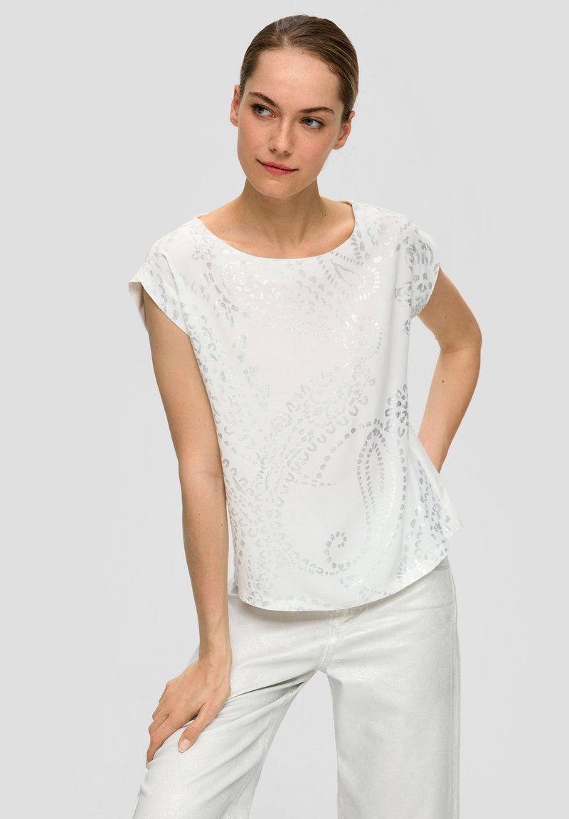 s.Oliver BLACK LABEL Camiseta básica - türkis/turquesa