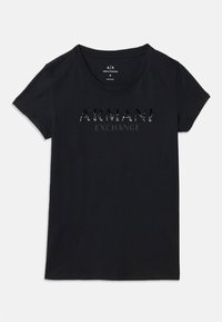 Trükipildiga T-särk - black