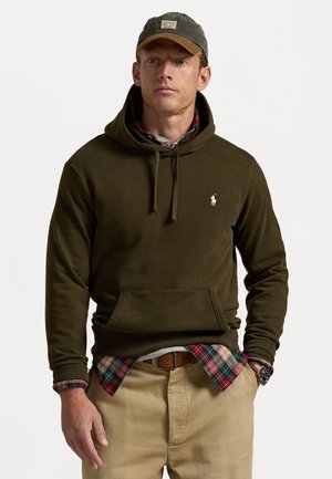 LOOPBACK FLEECE HOODIE - Hoodie - dark loden
