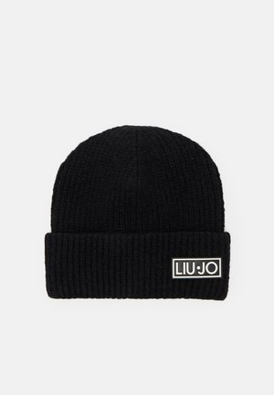LIU JO BEANIE LOGO - Bonnet - nero