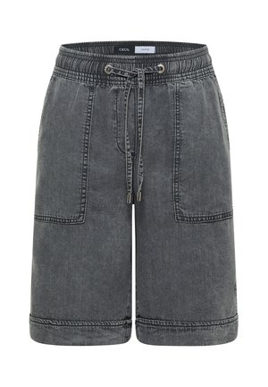 Cecil, WIDE-LEG SHORTS IN A LOOSE FIT - Short en jean - mid grey random wash