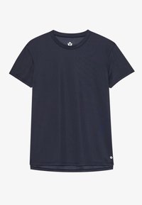 ESSENTIAL SHORT SLEEVE SPORTS T SHIRT WITH REFLECTIVE STRIP - T-shirt basic - dark blue/grey