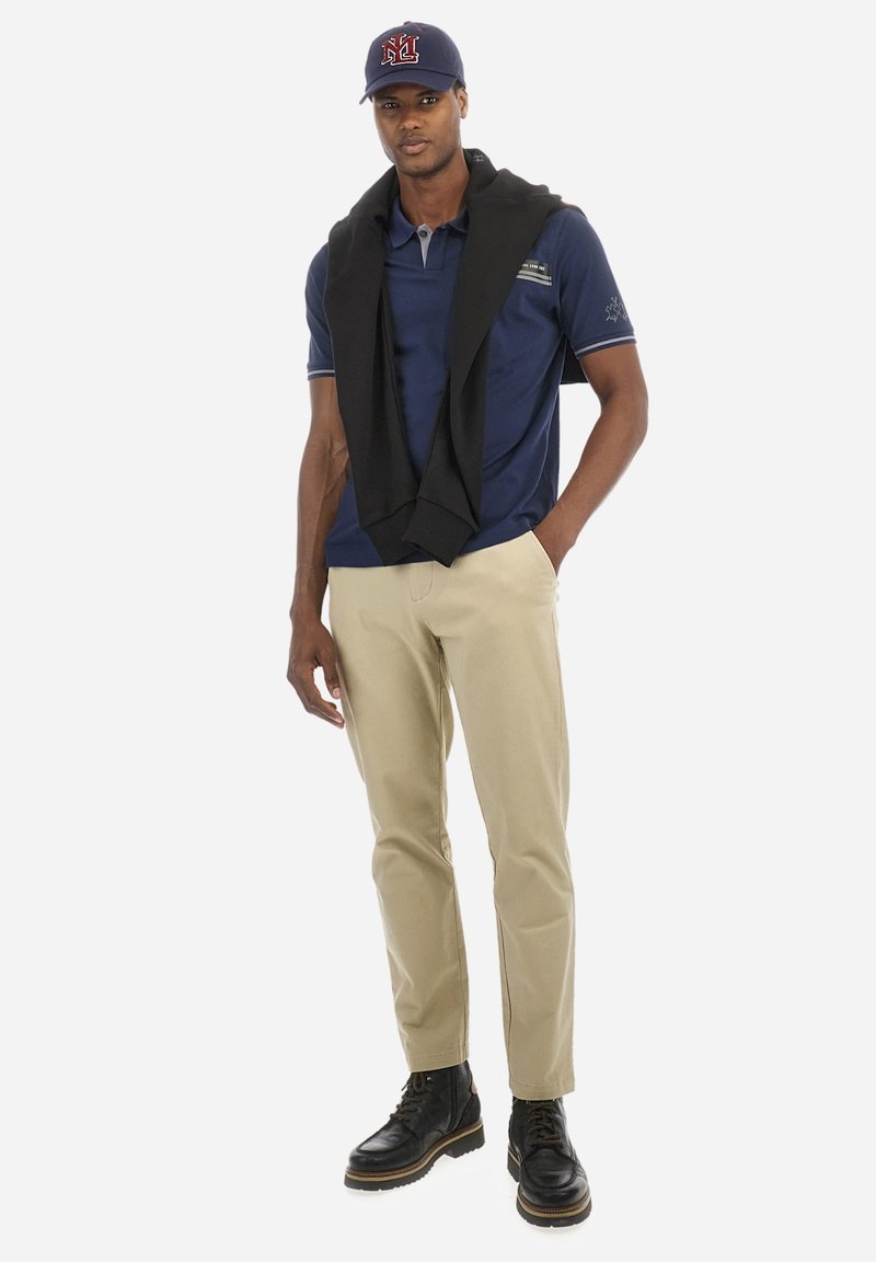 LA MARTINA Poloshirt blauw LA MARTINA Poloshirt blauw