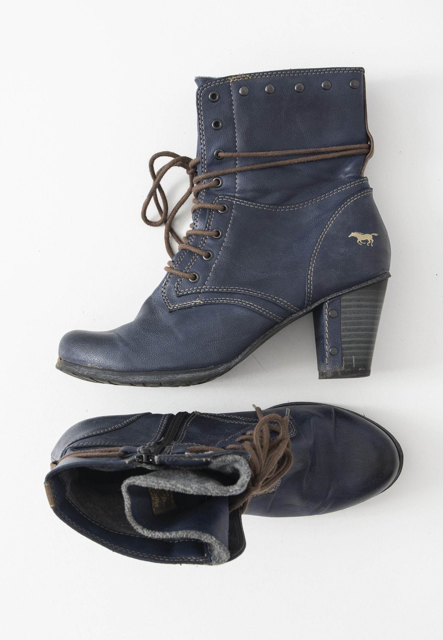 Botas Botines Tacon Mustang Tacón Botines Mustang Granates Botines