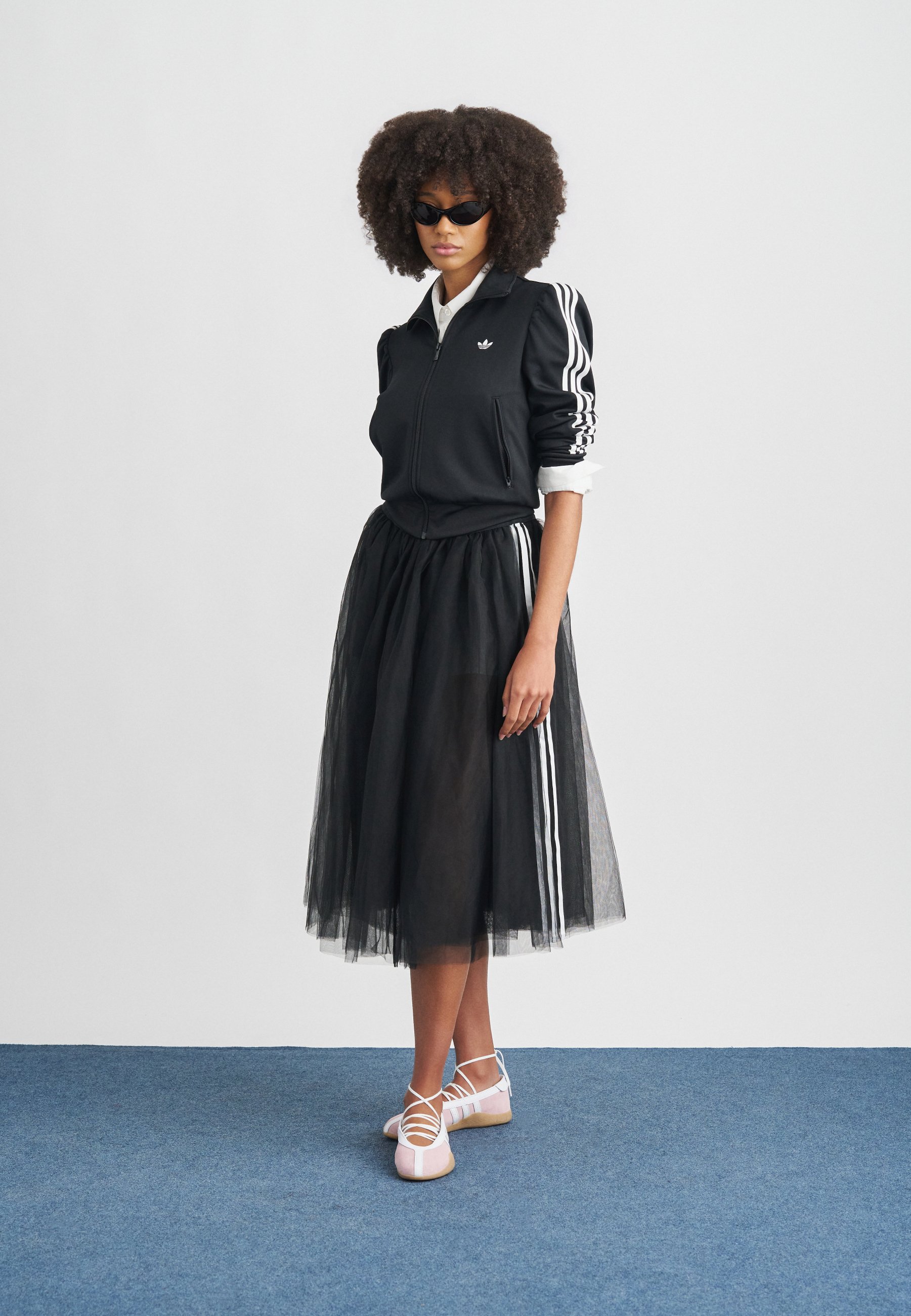 adidas Originals SKIRT - Pleated skirt - black - Zalando.ie