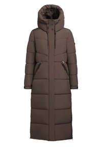 khujo SHIMANTA - Zimní kabát - dunkelbraun/tmavě hnědá - Zalando.cz