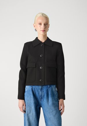 JDYMELLOW FRONTPOCKET - Lichte jas - black