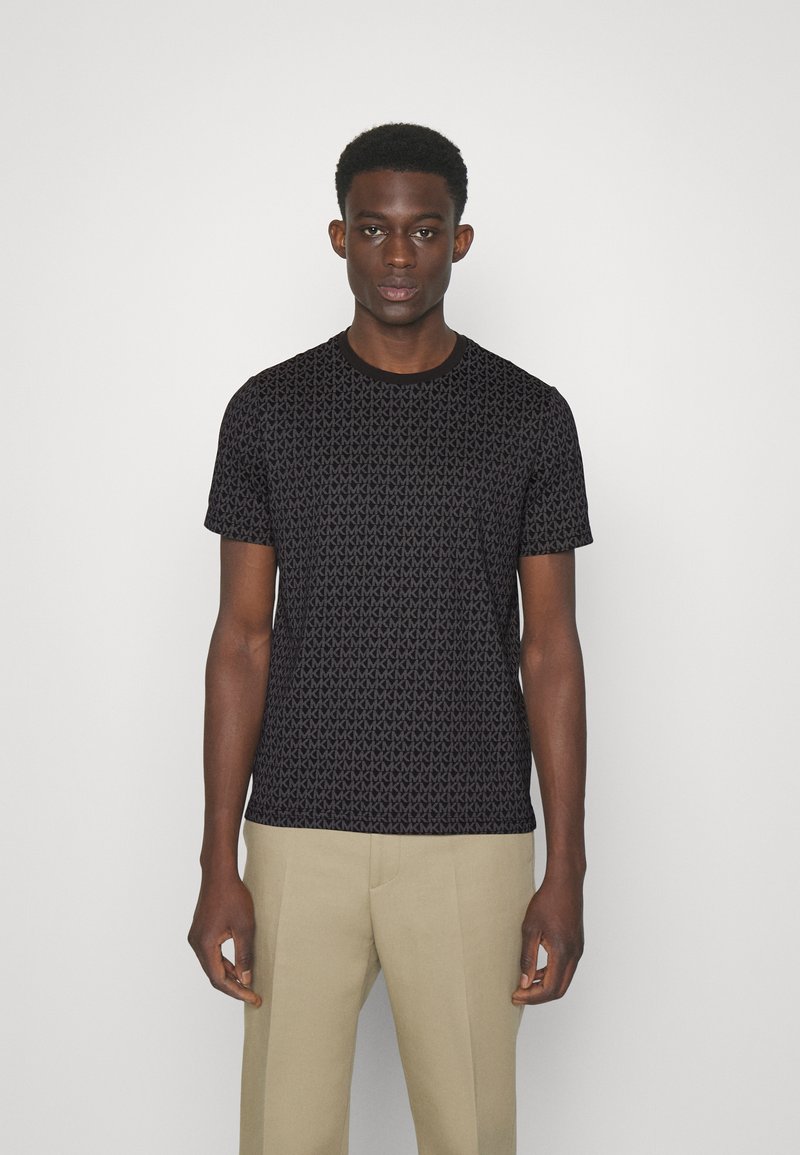 Michael Kors SIG TEE - Tricou cu imprimeu - black
