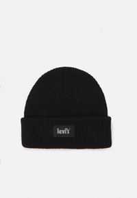 REFLECTIVE POSTER LOGO BEANIE UNISEX - Gorro - regular black