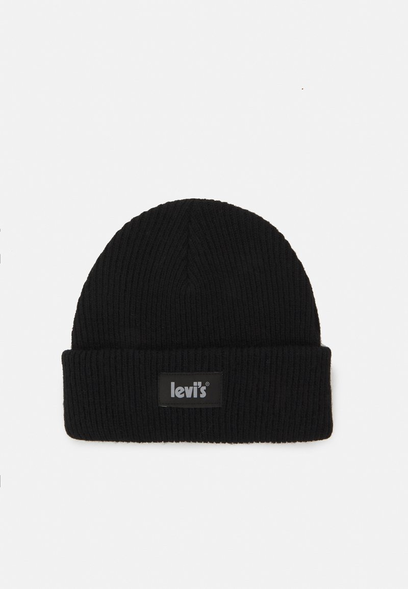 Levi's® REFLECTIVE POSTER LOGO BEANIE UNISEX - Gorro - regular black