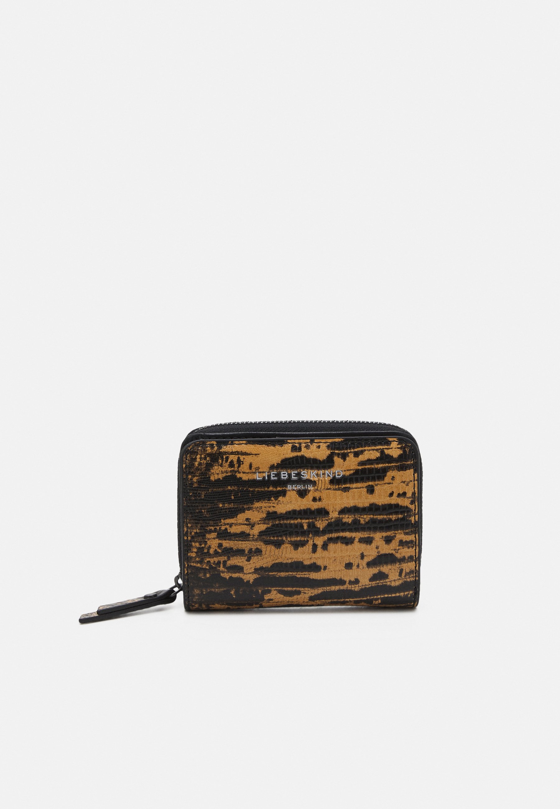 Liebeskind Berlin ELLA LIZARD WALLET SMALL - Geldbörse - pale honey/schwarz