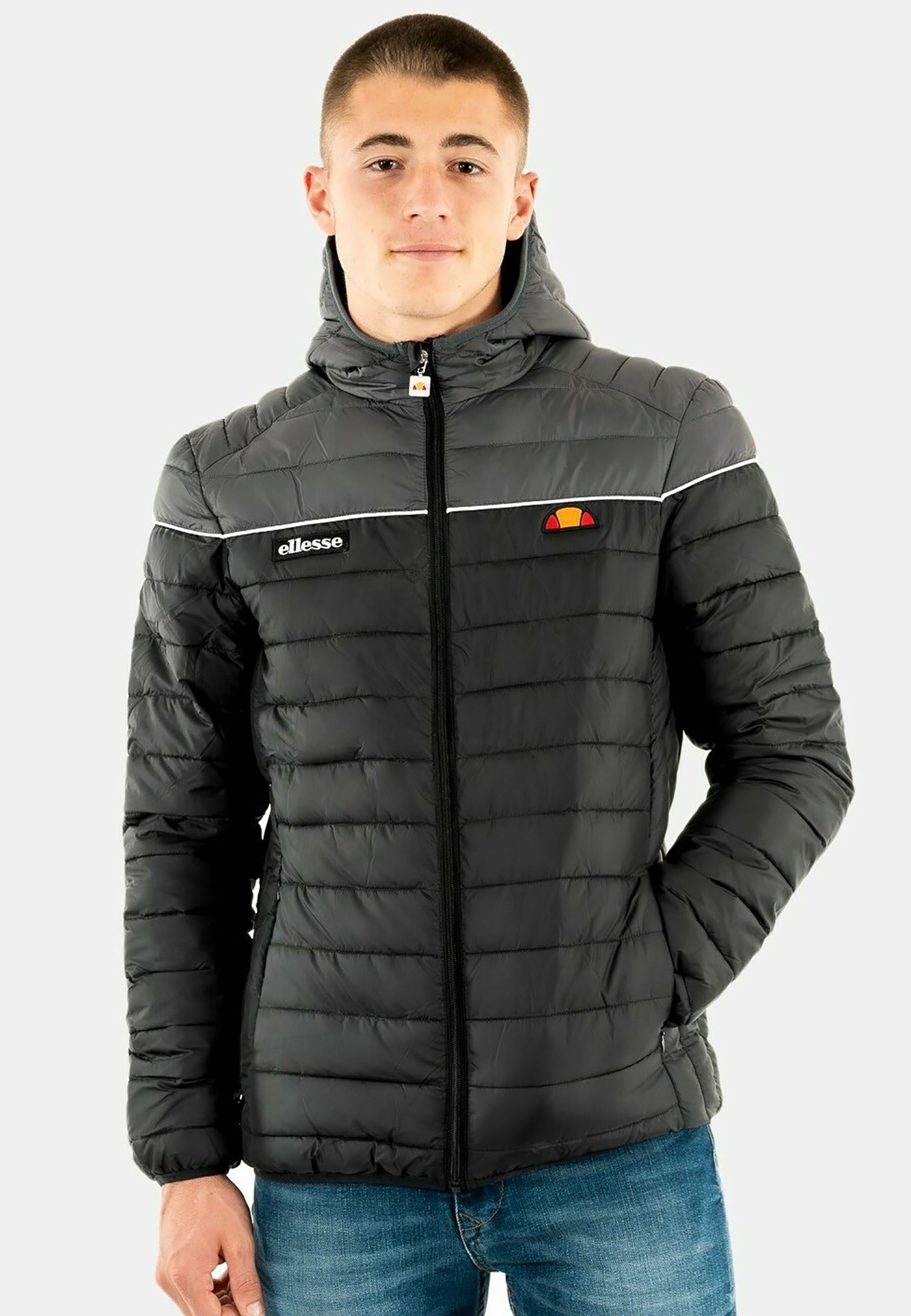 ellesse puffer jacket black