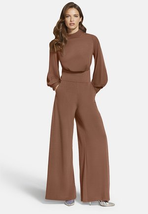 WITH BLOUSON SLEEVE - Kombinezon - caramel