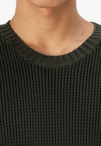 Replay Stickad tröja - mud green