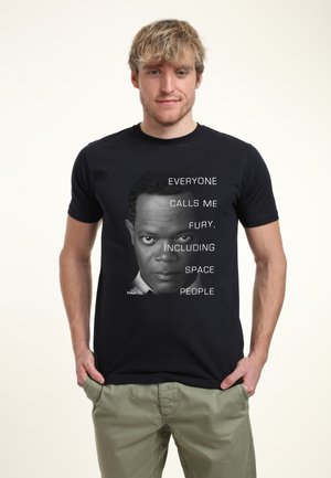 CAPTAIN MARVEL: MOVIE FURY RESPECT - Print T-shirt - navy blue