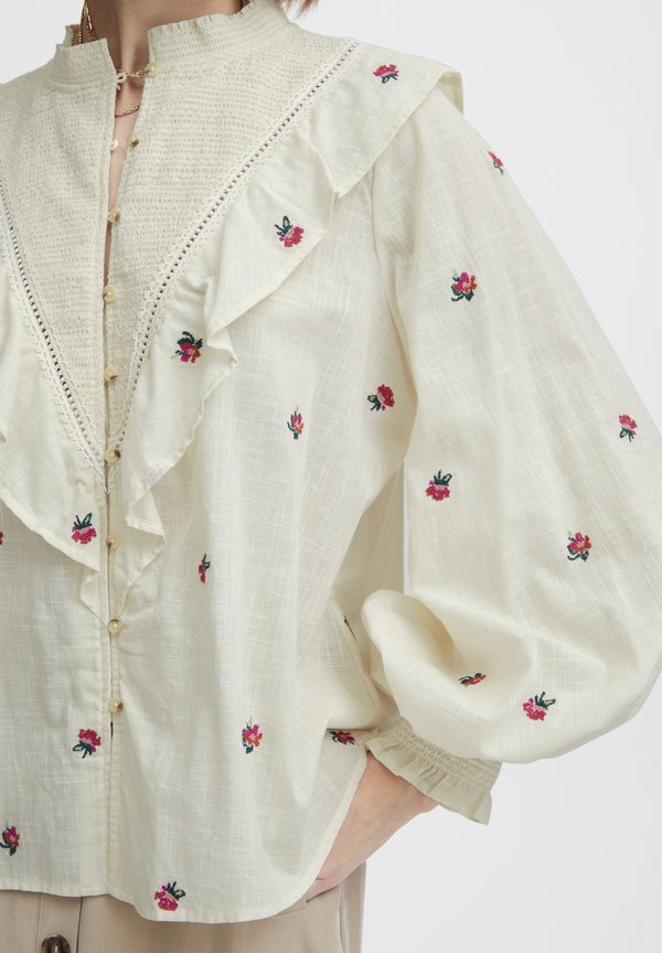 IRTOULOUSE - Button-down blouse - flower embroidery so3