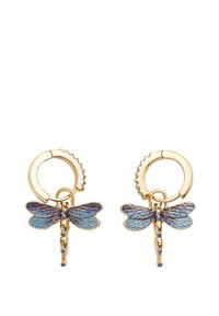 FABLE ENGLAND DRAGONFLY CRYSTAL - Korvakorut - blue gold-coloured