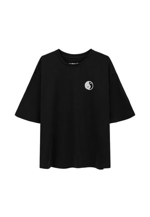YIN YANG BOX  - Print T-shirt - acid black