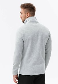 Ombre BUTTON-DOWN WITH  - Felpa con zip - light grey