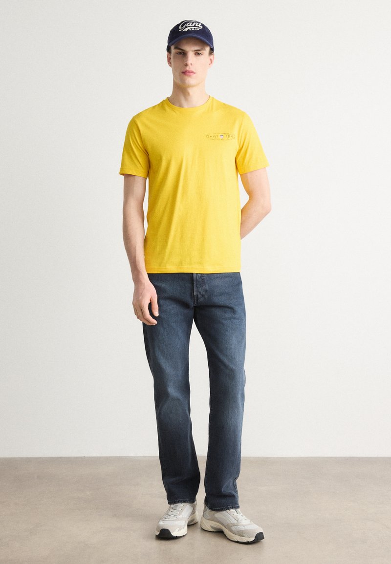 GANT PRINTED GRAPHIC - Triko s potiskem - daffodil yellow