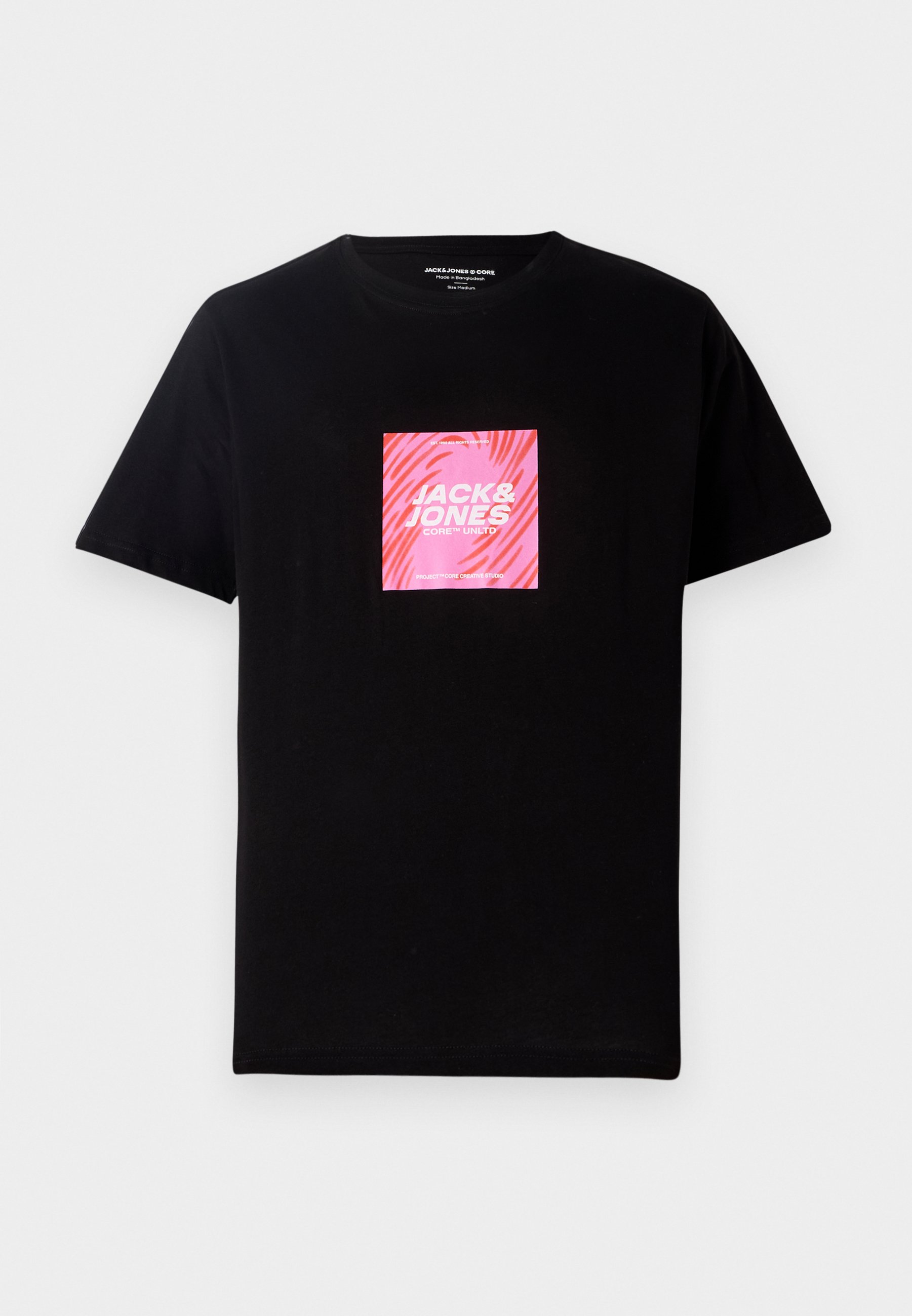 Jack & Jones JCORECHARGE FRONT PRINT CREW NECK - Print T-shirt