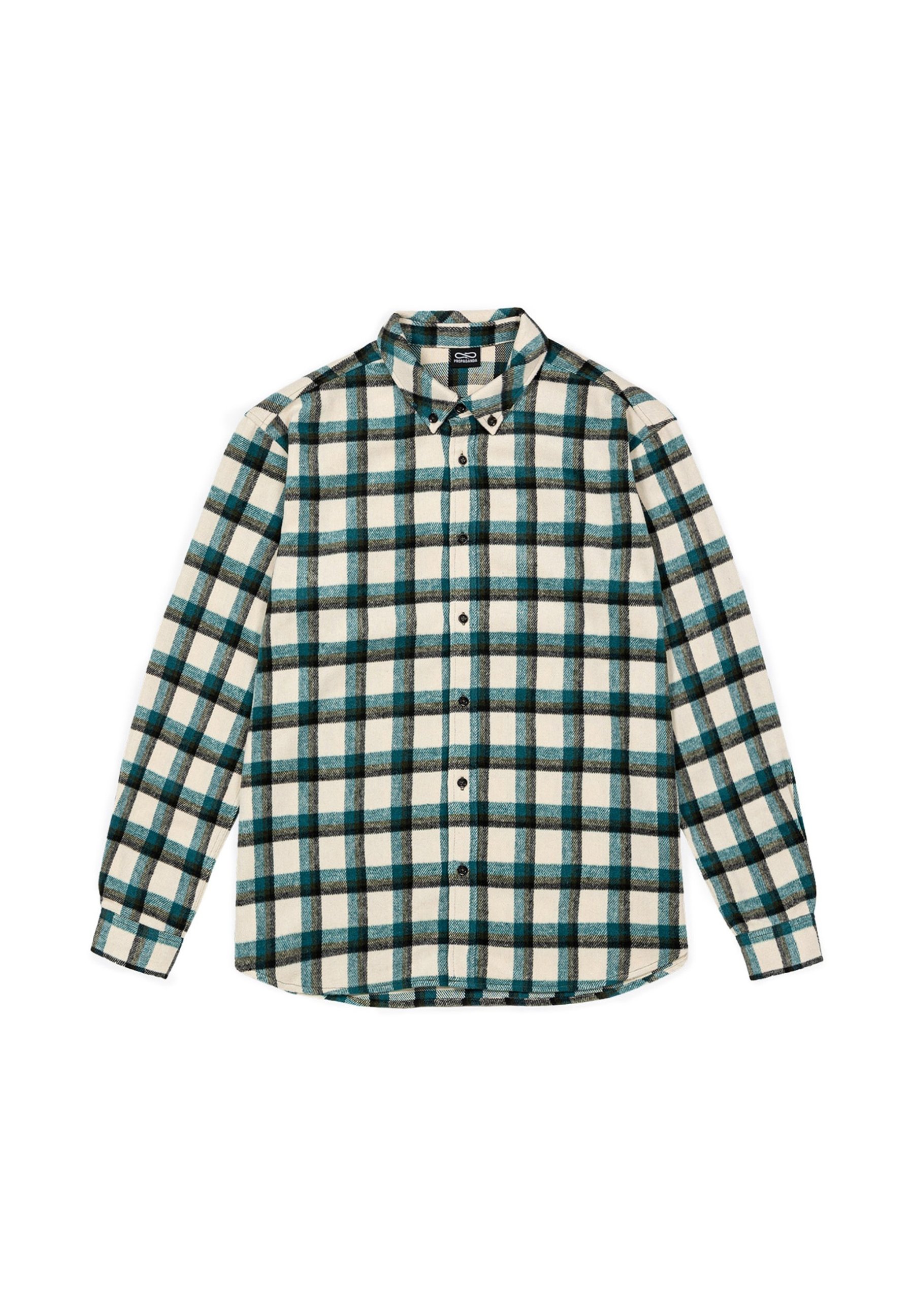 Cromoncent Camicia Uomo In Flanella A Quadri – Verde, Taglia L, Morbida, In Misto Cotone, Per Tutti I Giorni
