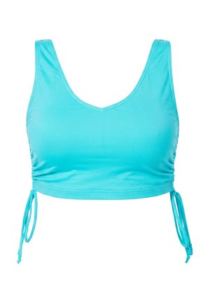 Studio Untold, GATHERED BIKINI TOP - Bikini pezzo sopra - lagoon blue