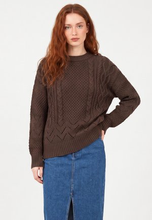 DreiMaster, DREIMASTER SWEATER - Striktrøje - brown