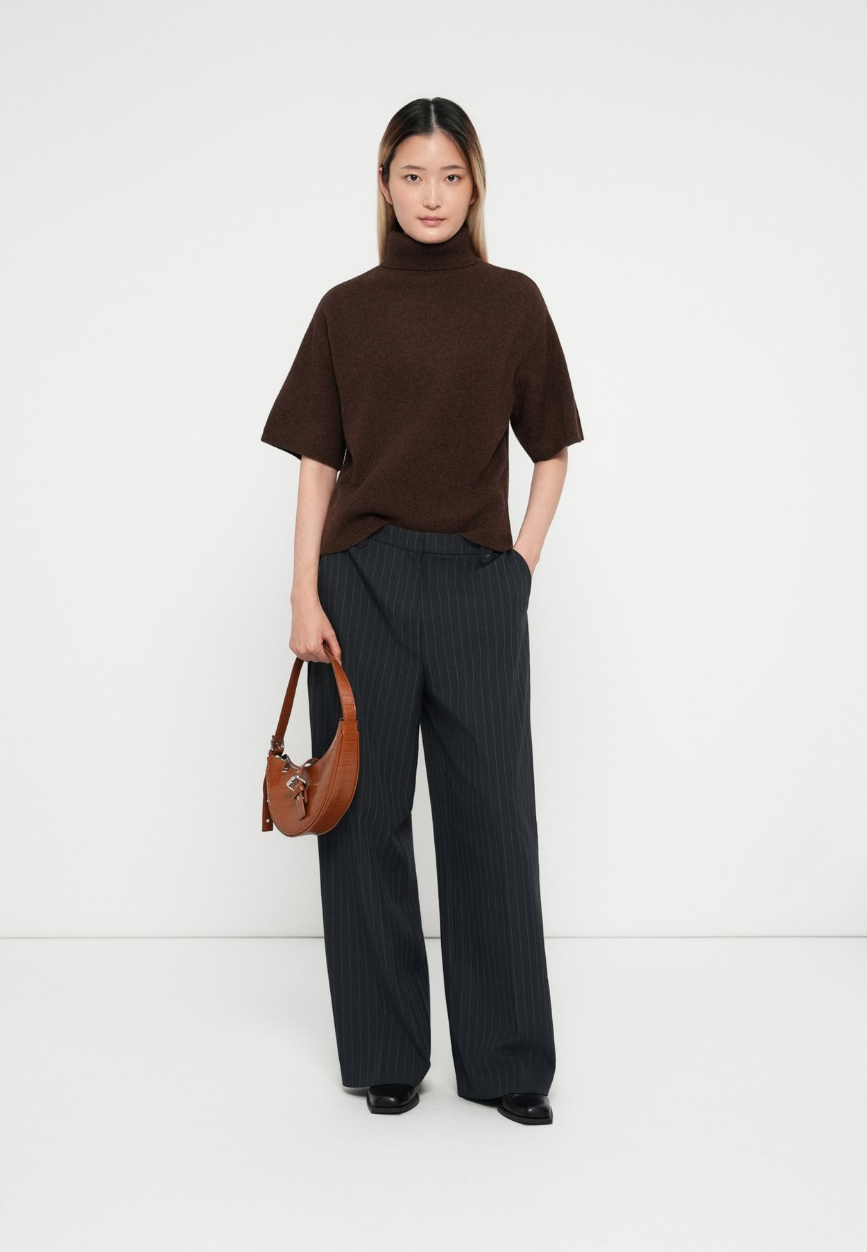ONLROME LIFE WIDE PINST PANT