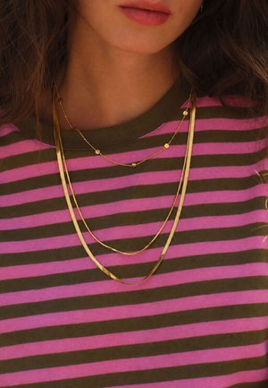 My Jewellery, VINTAGE LONG FLAT LINK CHAIN - Ketting - gold-coloured