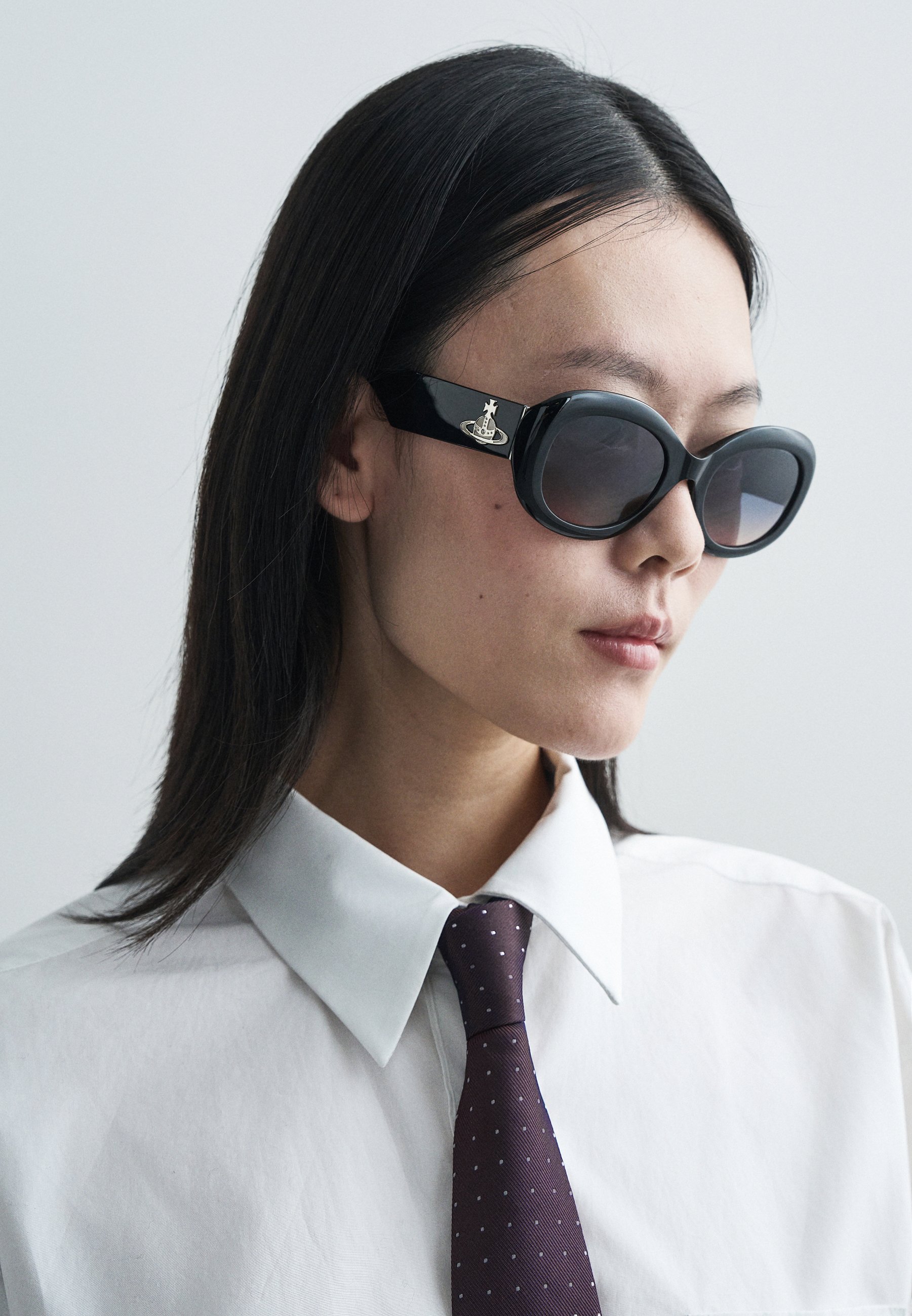 Vivienne Westwood Sunglasses - gloss black/black - Zalando.co.uk