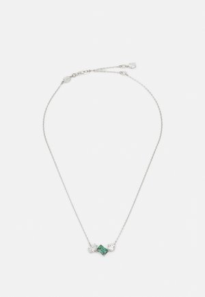 MESMERA PENDANT - Halsband - silver-coloured/green