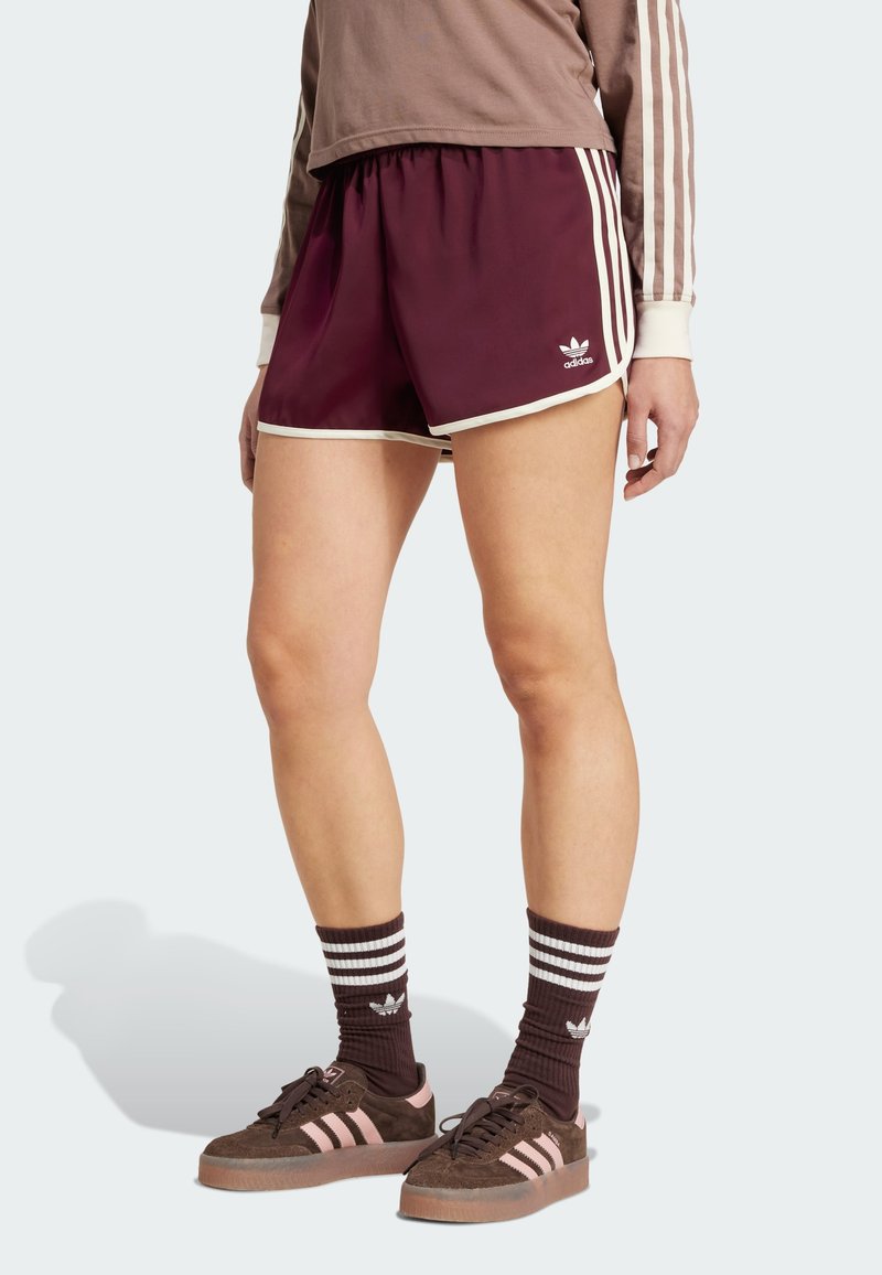 adidas Originals SPRINTER - Pantaloni scurți - maroon cream white