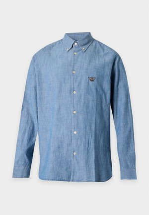 Emporio Armani, SHIRT - Риза - medium blue denim